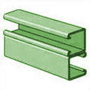 1-5/8 X 10' REV. SIDE/SIDE SOLID PERMA-GREEN